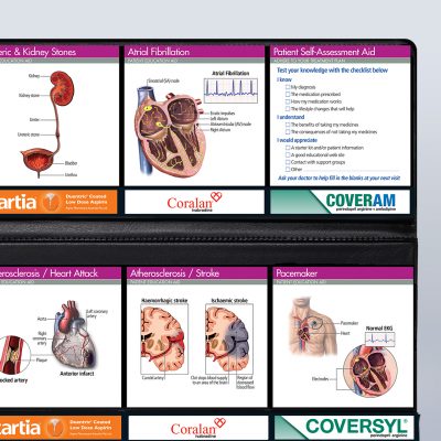Cardiologist's stationery and patient education resources