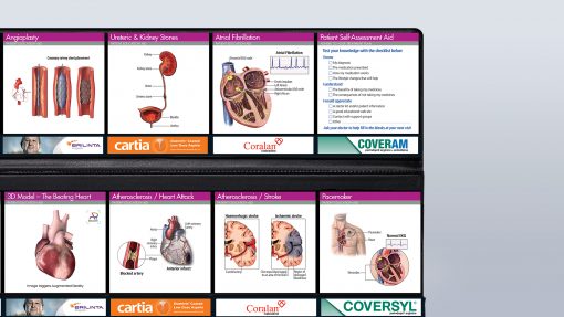Cardiologist's stationery and patient education resources